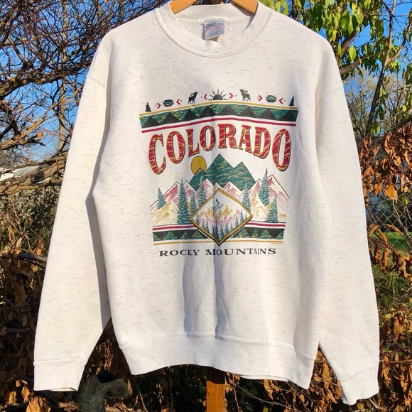 Oneita Colorado Graphic Sweater